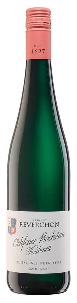 En flaske Ockfener Bockstein Kabinett fra Weingut Reverchon