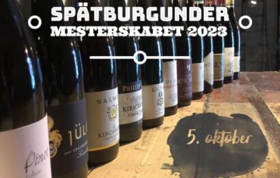 Smagning: Spätburgunder Mesterskabet 2023